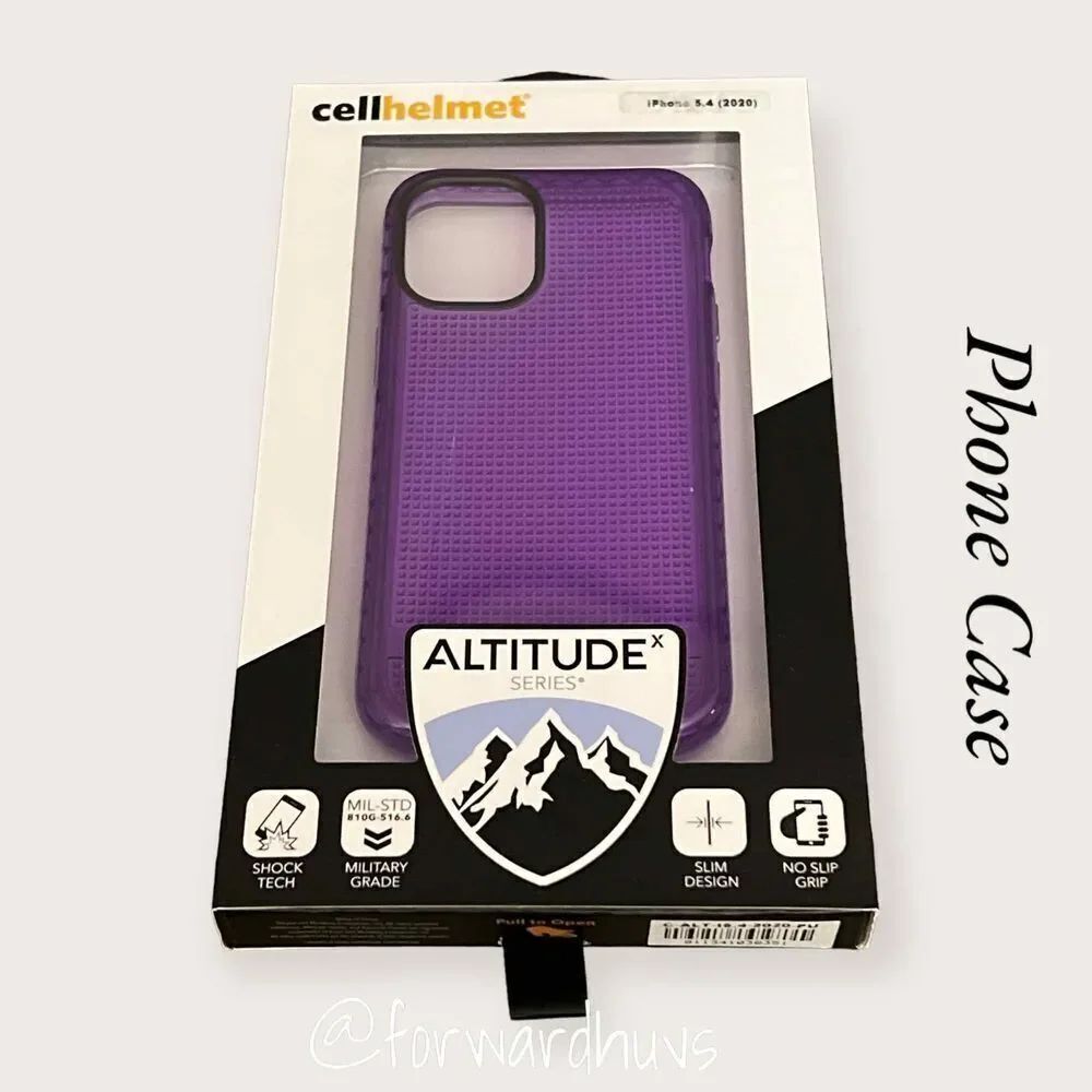 Cellhelmet Altitude X Series Purple Case for iPhone 12 Mini